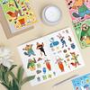 8Sheets Zootopia Judy  Nick Make A Face Puzzle Stickers Kids Make Your Own Diy Game Children Jigsaw Education Toys