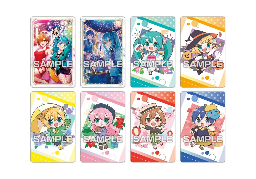 Ensky Hatsune Miku Metallic Card Collection Gum [First Press Limited Edition Box Purchase 16 Pieces]