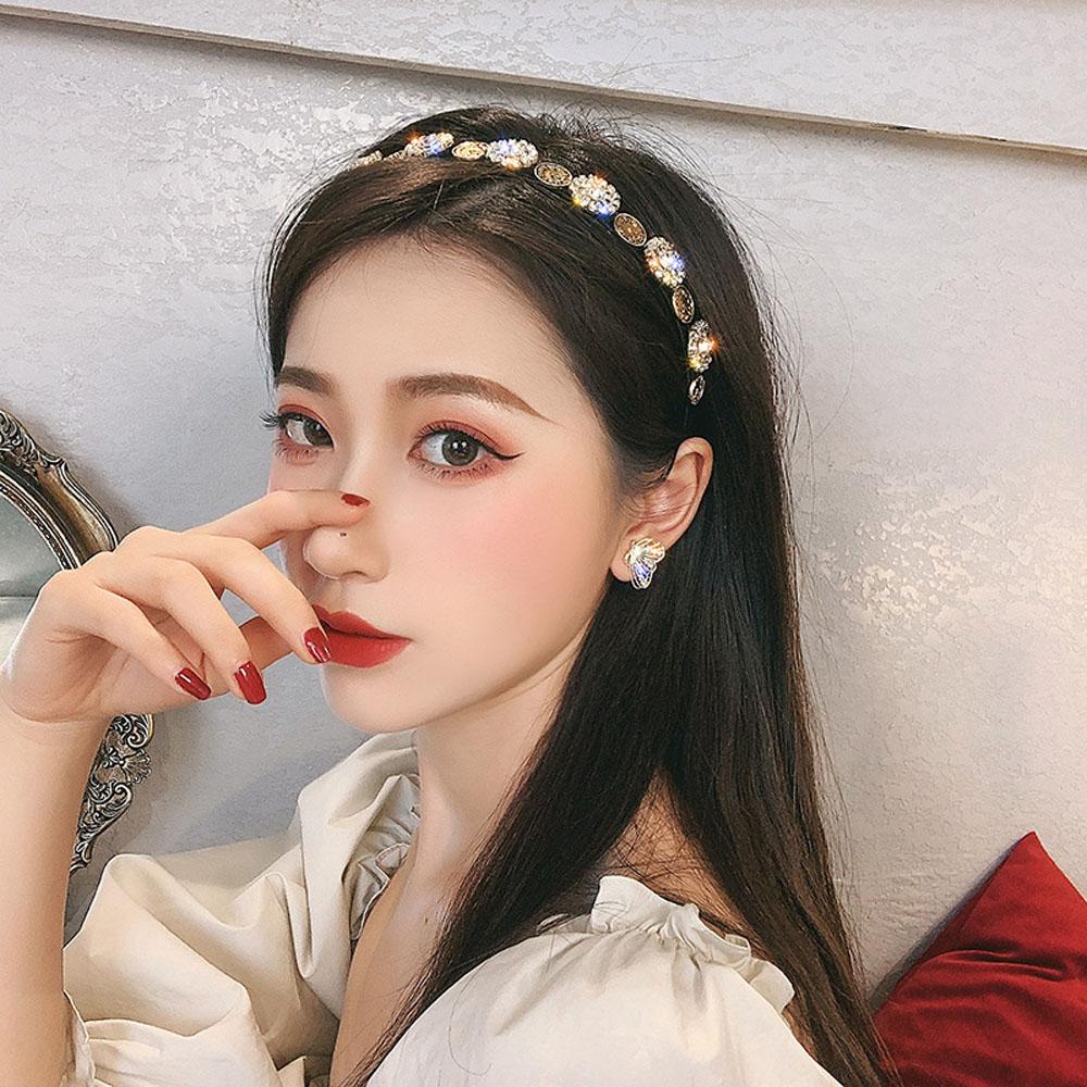 Women Baroque Style Hair Accessories Retro French Headdress Hair Band Headwear Hair Hoop Headband