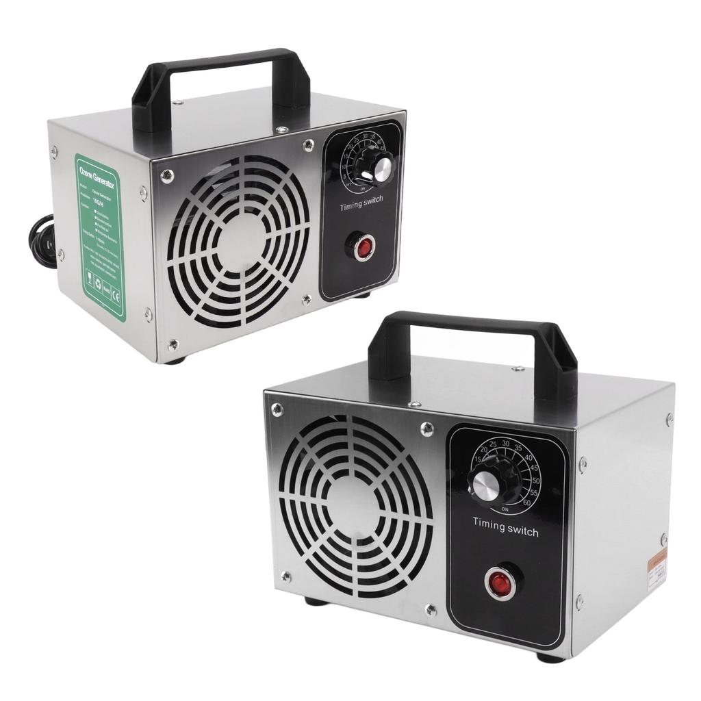 10G/H Ozonator Portable Stainless Steel Purifier Deodorizer Odor Removal for Home Pet Shop   50W To