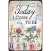 Do What Makes You Happy Vintage Metal Tin Sign Inspirational Wall Art for Home, Restaurant, Bar, Cafe, Garage Workshop Decor