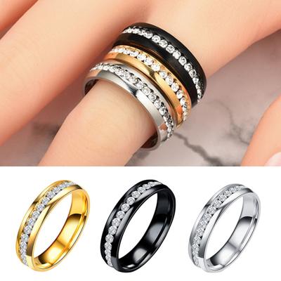 Health Care Weight Burning Loss Fat Magnetic Slimming Ring Rhinestone Jewelry
