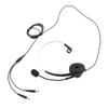 Callcenter-Headset Mono Geräuschunterdrückung Dual 3,5-mm-Stecker Computer On-Ear-Kopfhörer für Online-Kurse Callcenter