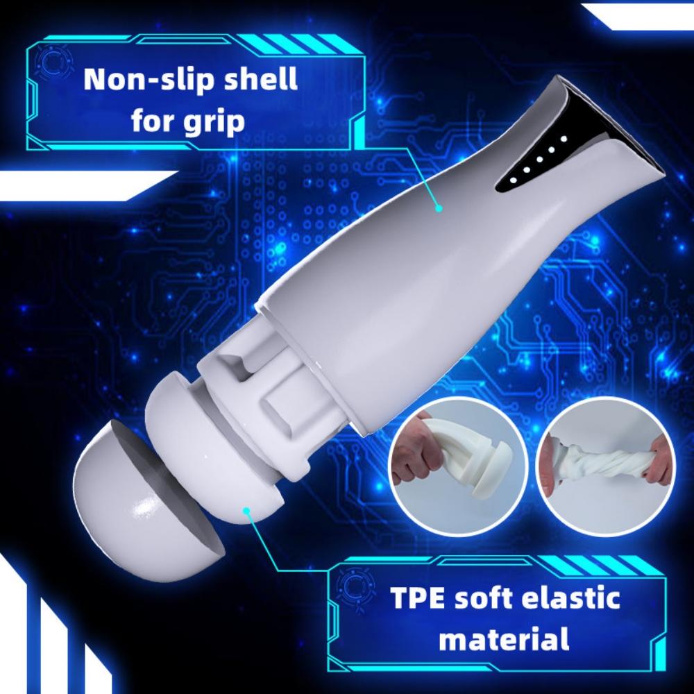 Automatisk sugende mannlig masturbatorkopp Oral vaginavibrator Sexy leker for menn Blowjob Sexmaskin Voksenvarer for menn 18+