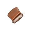 New MICHAEL KORS Mila Cow Leather Messenger Saddle Bag, Crossbody Bag, Shoulder Bag Medium Women's Brown 30S3GIMM8L-230