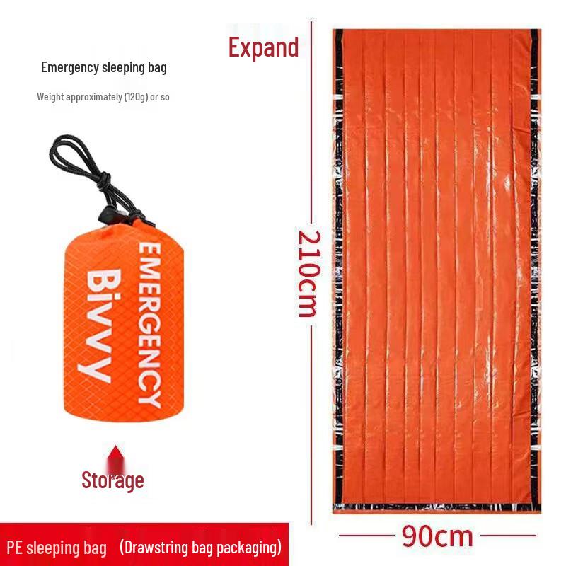 OLOEY Emergency Outdoor Goose Down Sleeping Bag