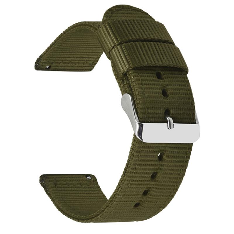 18mm 22mm 20mm Woven Nylon Watch Sport Strap Band for Amazfit Fabric Band for Samsung Galaxy 4 5 6 Gear S3 Classic Active 2
