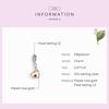 BAMOER Heart Infinity Love Pendant Charm for European Bracelet & Bangle Rose Gold Color