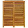 Garden Storage Box 70x87x104 Cm Solid Acacia Wood