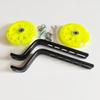 1Pair Heavy Duty Wear Professional Training Wheels Reinforced Resistant Auxiliary Bike Stabiliser