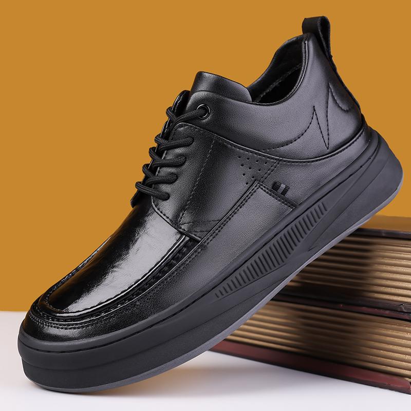 Fashion Sneakers Mens Dress Shoes Retro Male Leather Business Male Baroque Shoes Casual Outdoor Mens Oxford Footwear