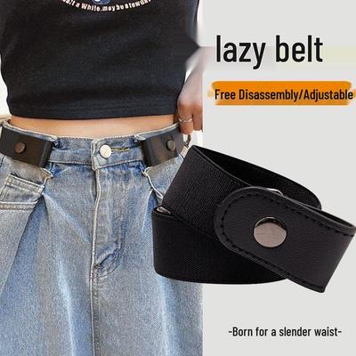 Damen Unsichtbarer Elastischer Gürtel für Jeans - Verstellbare Taillenstraffungslösung