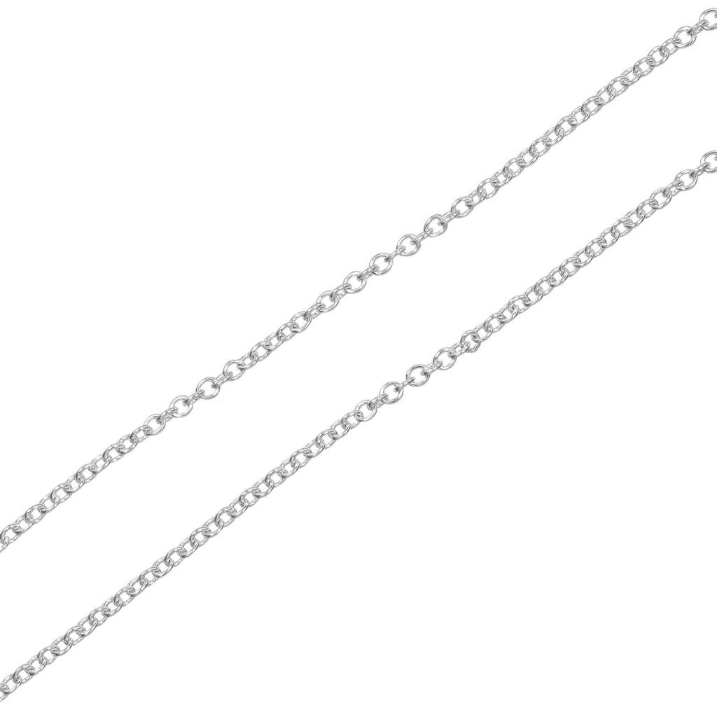 TIFFANY&Co. Ribbon Box Lock Necklace Silver925 15.6g Women Used