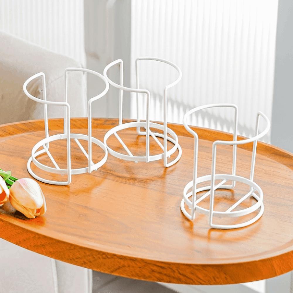 Metal Cup Rack Large Capacity Cup Holder Dispenser Durable Kitchen Paper Cup Holder