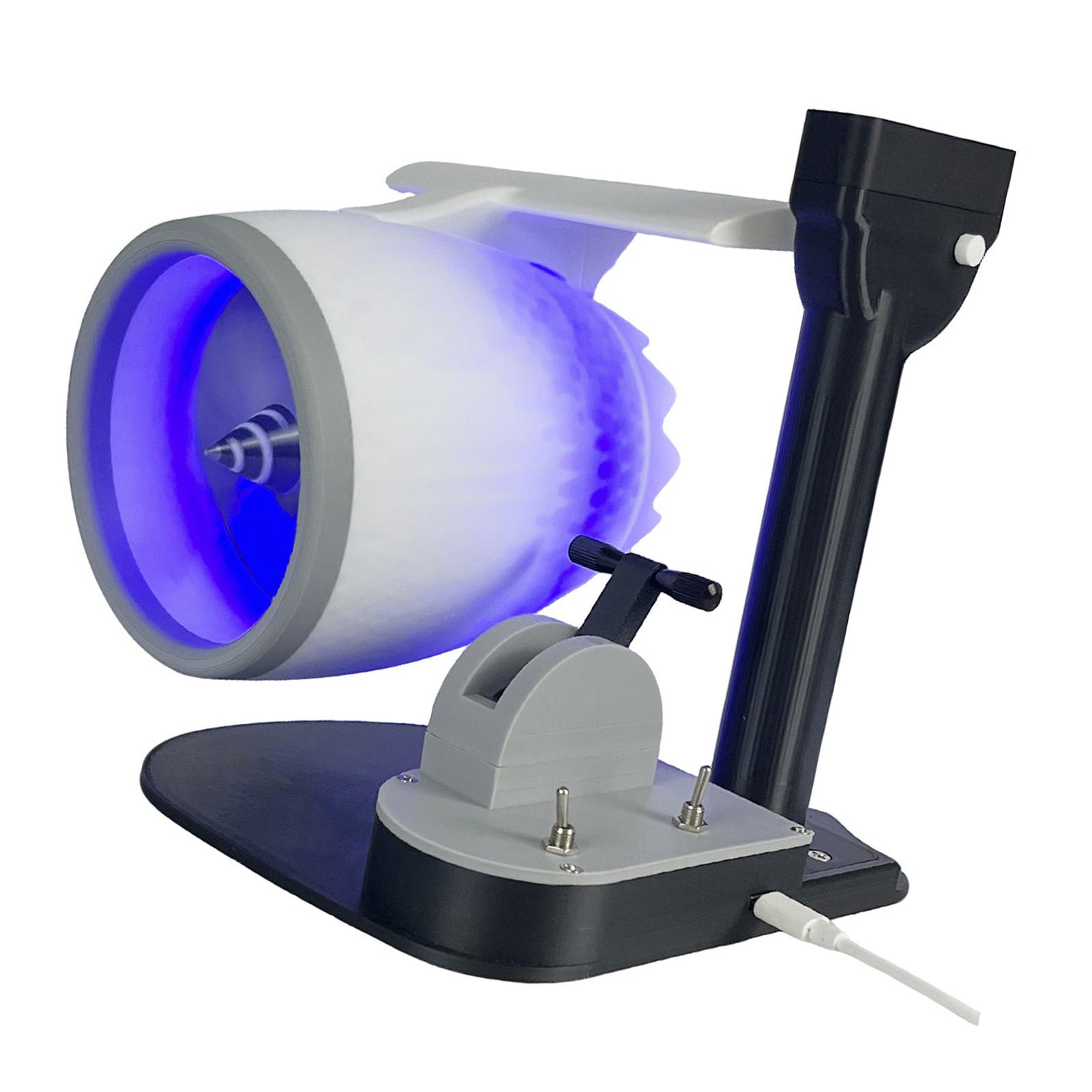

Turbo Engine Fan USB 2 In 1 Innovative Adjustable Speed Turbo Desktop Fan with Humidifier Blue