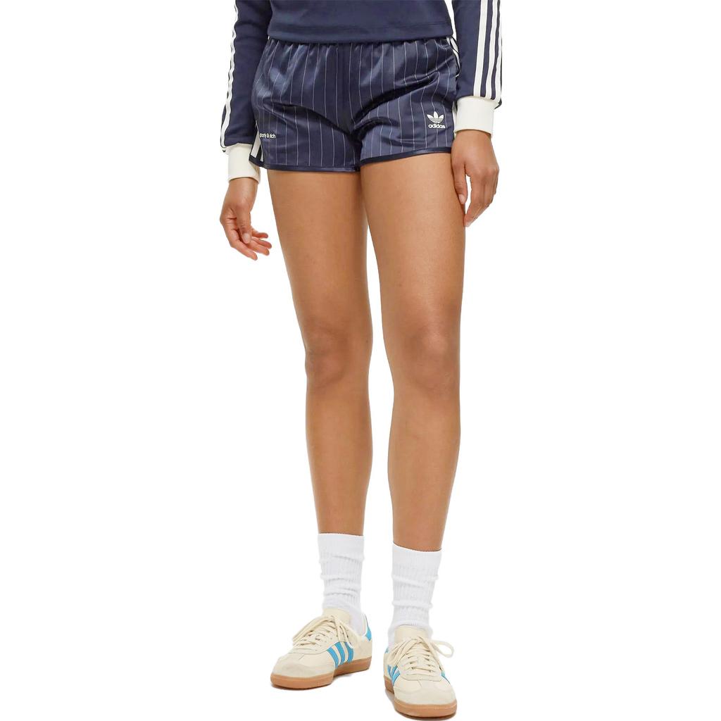 adidas Originals x Sporty & Rich Szorty Dresowe Granatowe/Kremowe Damskie Streetwear IN5253