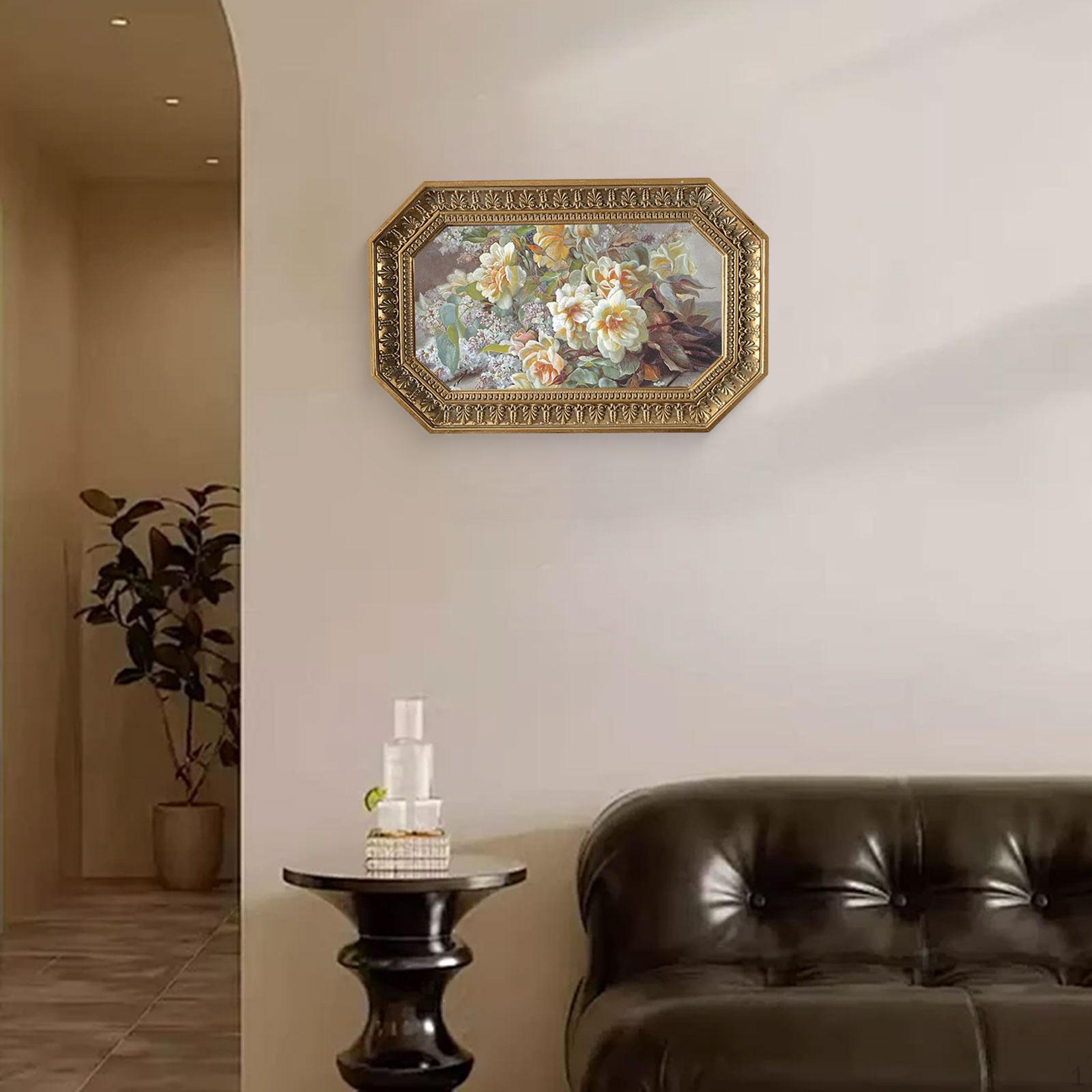 

Ornate Picture Frame Resin Photo Gift Vintage Design Display Holder Hanging or Standing