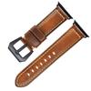 First Layer Real Cowhide Retro Leather Watch Strap Replacement for Apple Watch Series 1 2 3 4 5 7 8 9 SE Smart Watch Accessory