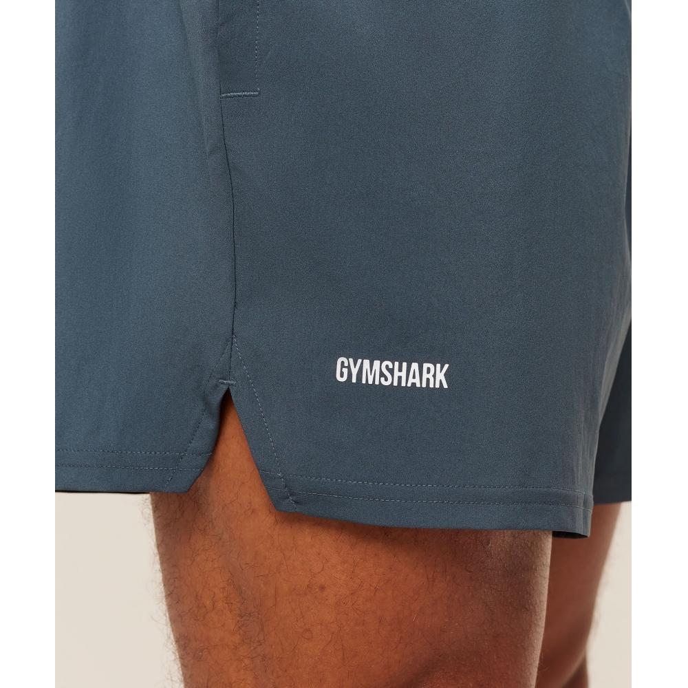 Gymshark Train 5  Short Stealth Blue A4c7m Ud6s