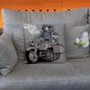 Girls L-Last Tour Pillow Case Anti-dustmite Pillowcase Invisible Zipper Silky Short Plush Sofa Cushion Cover