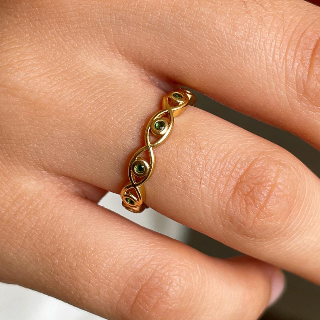 Minimalist Gold Color Rings For Women Heart Romantic Anillos Stainless Steel Corss Hollow Ring Lucky Jewelry 2026 New Gift