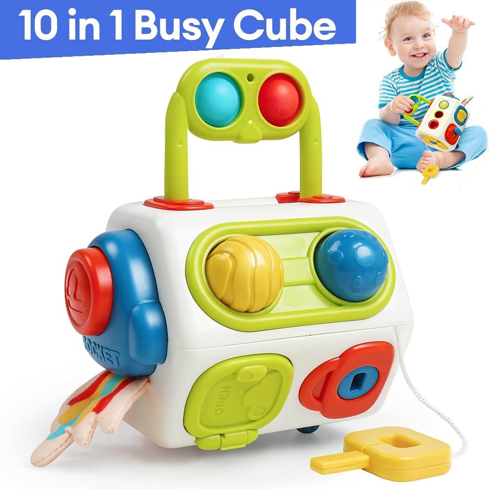 Nowe kostki Montessori Busy Cube dla malucha, sensoryczne aktywności, tablica aktywności, wczesna edukacja, zabawki podróżne, prezent dla dziecka