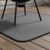Silicone Fire Fireplace Mat Reusable Fireproof BBQ Mat Flame Retardant Deck Protector Portable Fireproof Deck Protector