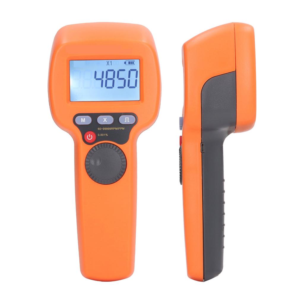 Digital Handheld Stroboscope High Accuracy Prevents Contact LED Flash Strobe Speedometer for HVAC