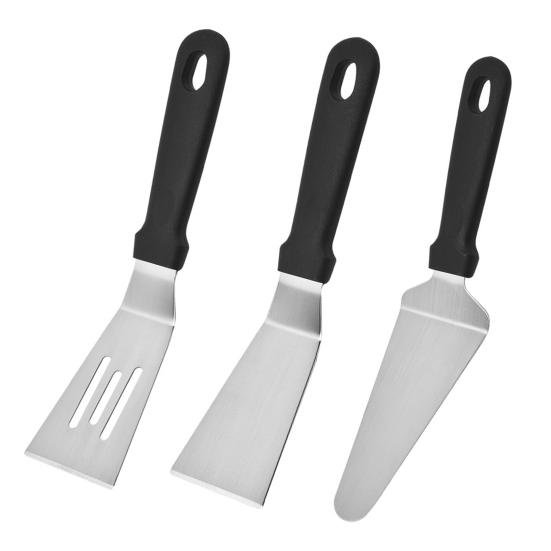 Pizza Spatula Heat Resistant Comfortable Grip Kitchen Stainless Steel BBQ Bakeware Shovel for Home