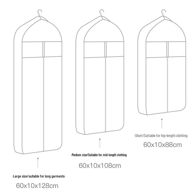 Transparente hängende Kleiderstaubschutzhülle für Kleiderschrank