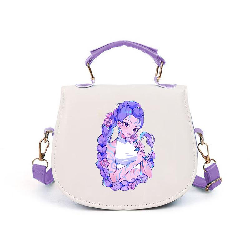 Kpop Animation Cartoon Printing Korean Version Of The Trend Handbag Multi-Function Portable Shoulder Messenger Bag