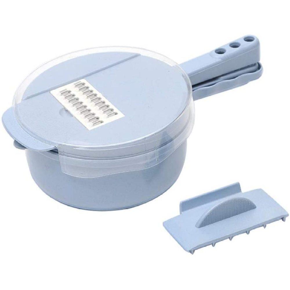 Multifunctional Vegetable Chopper Enforose, Interchangeable Stainless Steel Blades, Ergonomic Design, Time Saving, 30x15cm