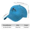 Mountain Baseball Hats Soft Men Cotton Ball Cap with Compass Design