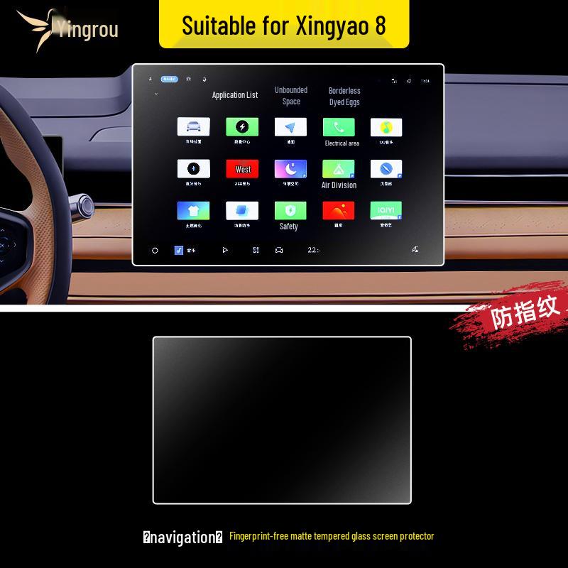 Geely Galaxy Starbright 8 Console Tempered Screen Film - Car Interior Decoration Accessories