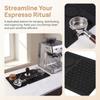 Waterproof Coffee Tamper Mat Silicone Tamping Cushion Coffeeware Espresso Tamping Mat  Cafe Use