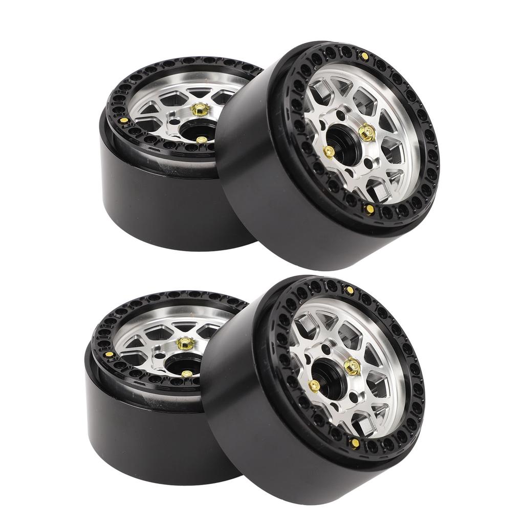 RC Vehicle Wheels Rims Aluminum Alloy 110 Scale 1.9in Metal Wheel Hub for Remote Control Car Model