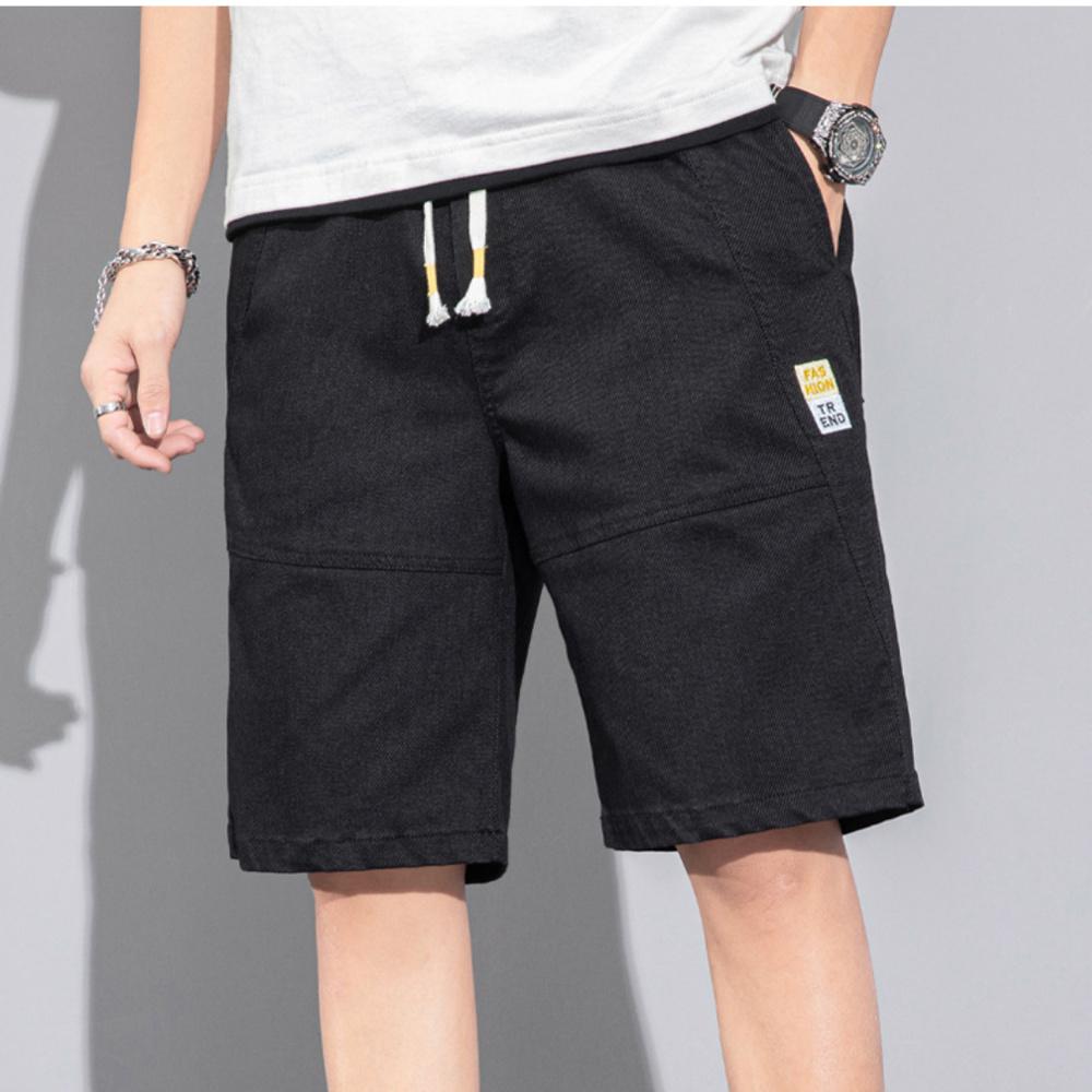 Herren Laufsport Shorts Casual Sommer Taille Elastizität Einfarbig Shorts Männer Plus Size Bottoms Kleidung