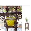 Metal Flower Pots Stand Hanging Potted Plant Rack Patio Garden Hanging Basket  Living Room