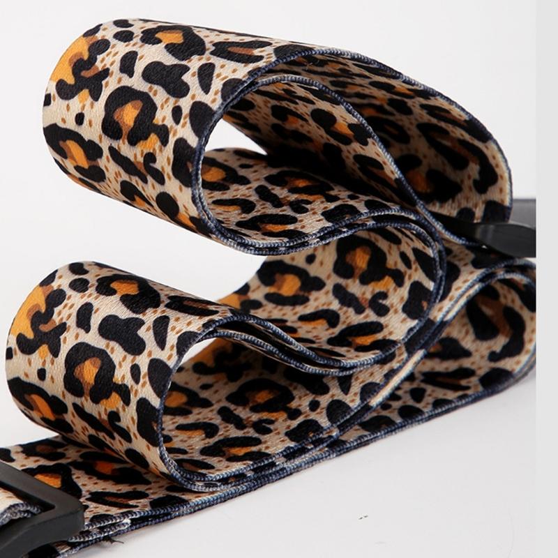 Verstellbare Gitarrengurte mit Lederenden E-Gitarren Akustikgitarren Bassgurt Verdickter Schultergurt Einfach zu bedienen