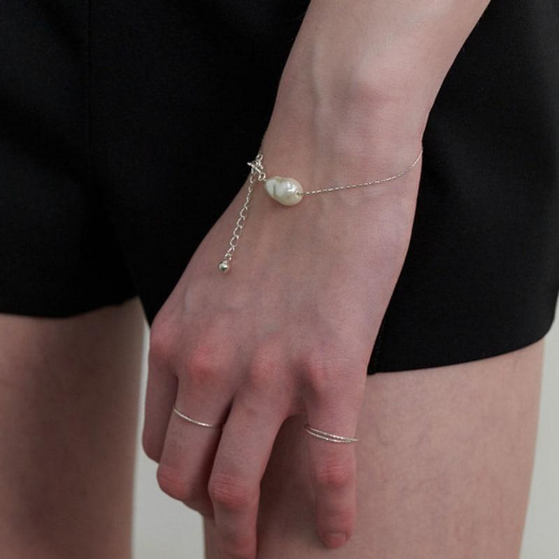 LOVE ME MONSTER [Silver] Shining Two Layered Ring (L241MRI040)