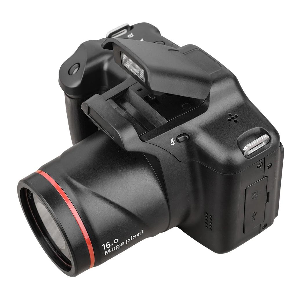 1080P 16MP Digital Mini Camera Wide-Angle Lens 16X Zoom Vlogging Camera with 2.4 Inch LCD Screen Video Recorder for Photography