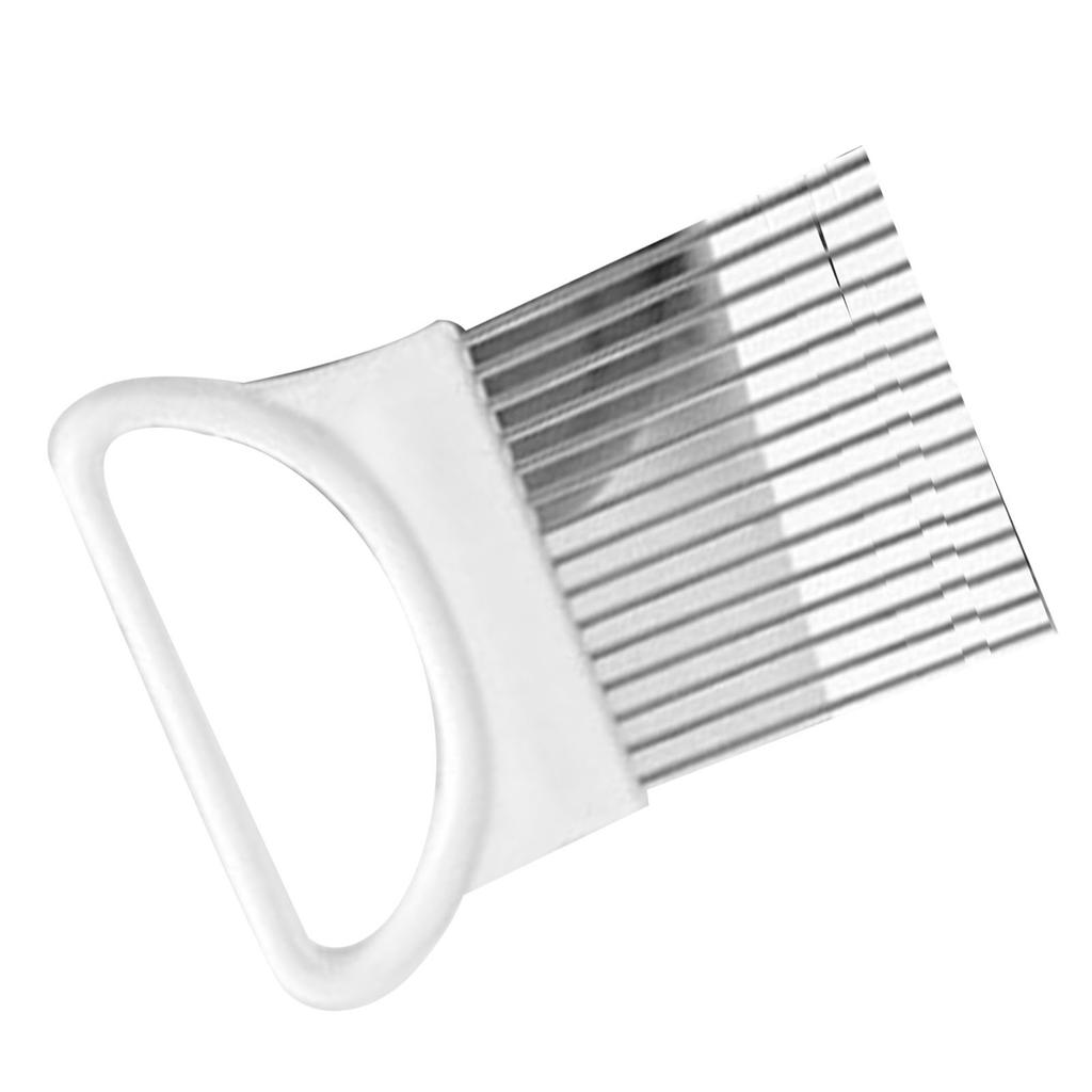 Stainless Steel Onion Holder Onion Cutter Assistant Stainless Steel Kitchen Gadgets for Slicing Meat Floss Fruits