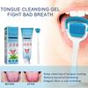 Tongue Scraper Brush Effective Tongue Cleaner Gel Orals Cleaner Set Mint Tongue Scraper & Scrubber Effective Mouth Odor