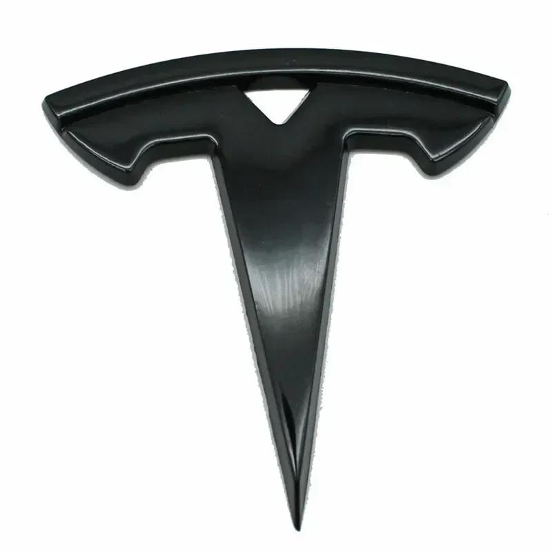 Car Sticker Tesla 5.5x5.5cm Metal Car Steering Wheel Cover Sticker for Tesla Model 3 S X Y Auto Interior Refitting Emblem Modifi
