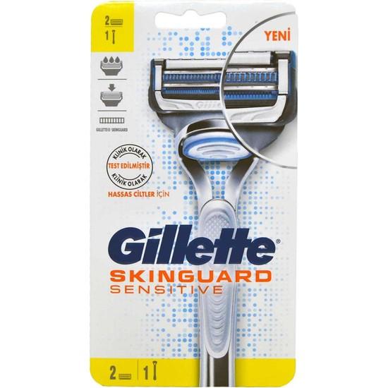 

Gillette Skinguard Sensitive Shaver 2 сменные кассеты 7702018488704 Бритва