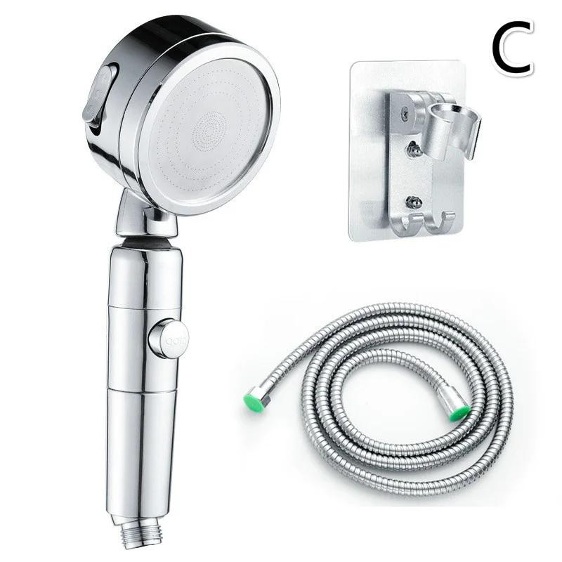 High Pressure Handheld Shower Head ABS Shower Head with 3-Speed Spraying Bathroom Shower Gadgets