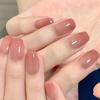 Gel Nail Seal Hands Semi-cured Curing Type Easy Apply French Style Beginner Short Office EN25 (ES-565)