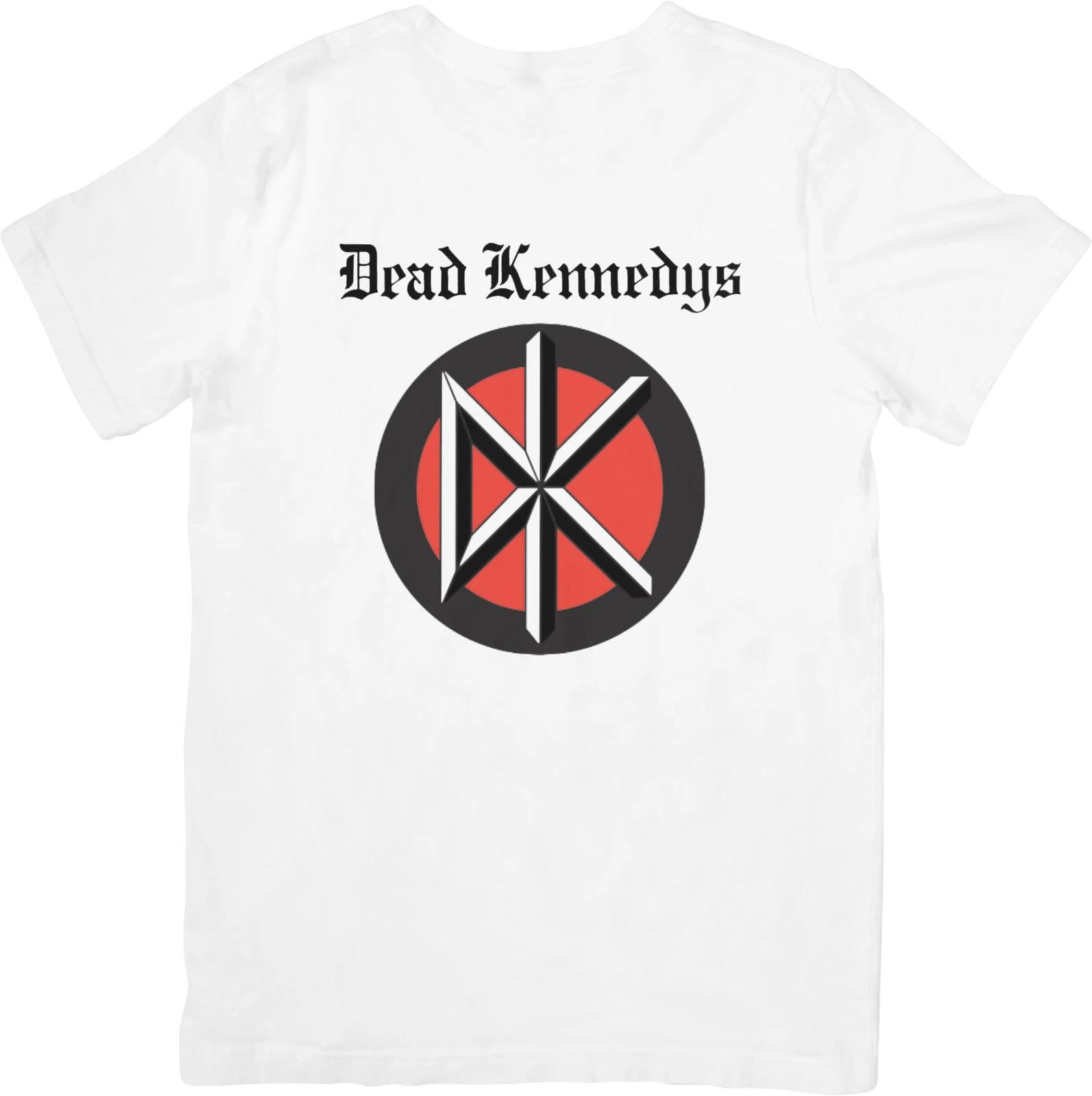 

Dead Kennedys Музыка для мужчин и женщин Качественная хлопковая футболка Белая. S