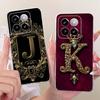 For Xiaomi Mi 14 Pro Case Cute Crown Letters Cover Clear Silicone Soft Slim Phone Case For Xiaomi 14 Pro Mi14 Pro 5G Fundas Bags