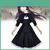 Puella Magi Madoka Magica Akemi Homura Cosplay Dress With Polyester Fabric For Anime Role Play